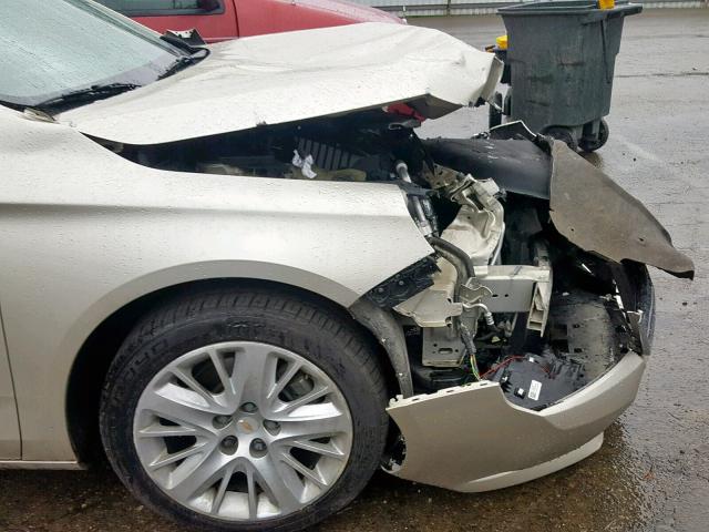 2G11X5SL6F9104200 - 2015 CHEVROLET IMPALA LS GOLD photo 9