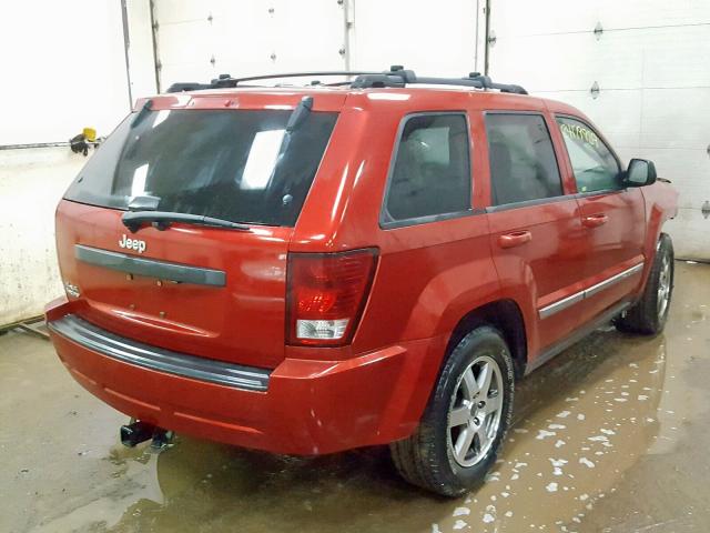 1J8GR48K39C542862 - 2009 JEEP GRAND CHER MAROON photo 4