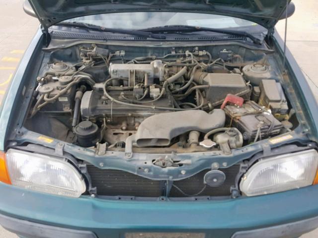 JT2AC52L4V0207944 - 1997 TOYOTA TERCEL CE GREEN photo 7