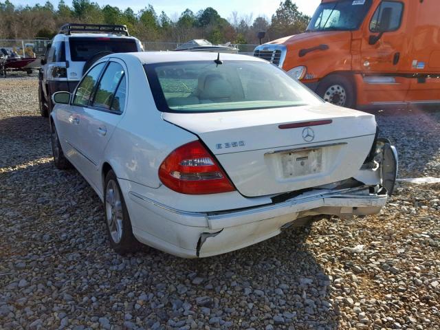 WDBUF56J96A873275 - 2006 MERCEDES-BENZ E 350 WHITE photo 3