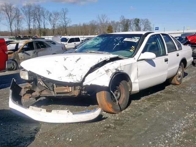 1G1BL52W6SR162852 - 1995 CHEVROLET CAPRICE CL WHITE photo 2