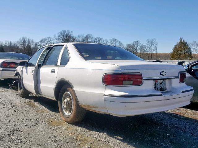 1G1BL52W6SR162852 - 1995 CHEVROLET CAPRICE CL WHITE photo 3