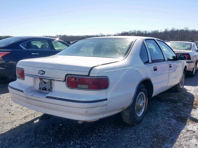 1G1BL52W6SR162852 - 1995 CHEVROLET CAPRICE CL WHITE photo 4