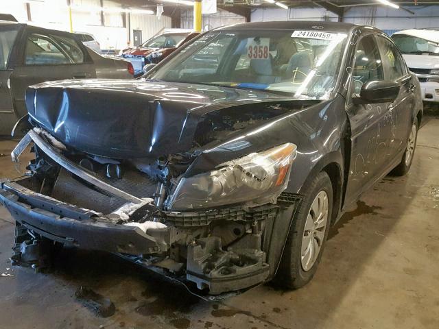 1HGCP26398A092321 - 2008 HONDA ACCORD BLACK photo 2