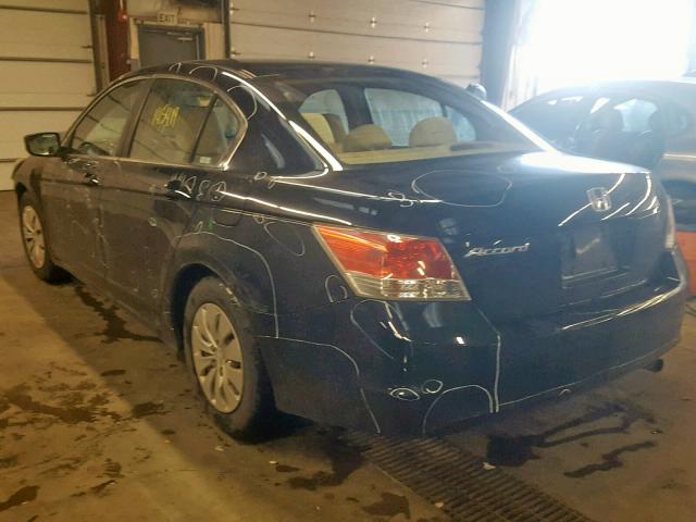 1HGCP26398A092321 - 2008 HONDA ACCORD BLACK photo 3