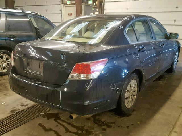 1HGCP26398A092321 - 2008 HONDA ACCORD BLACK photo 4