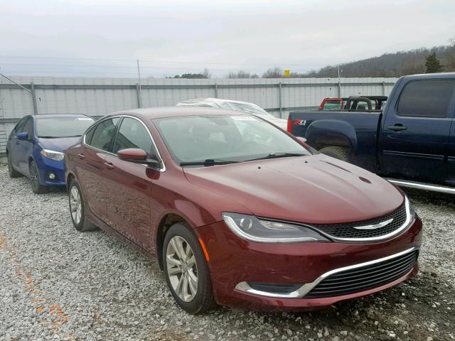 1C3CCCAB5FN595322 - 2015 CHRYSLER 200 LIMITE RED photo 1