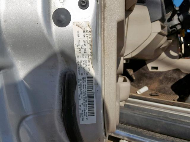 1J8HG58236C200226 - 2006 JEEP COMMANDER Gümüş foto 10