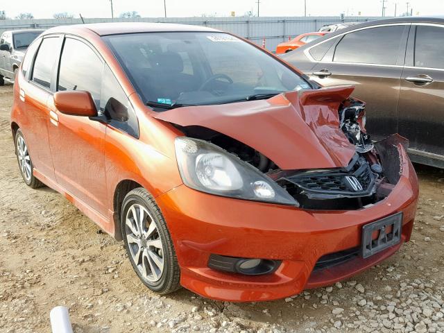 JHMGE8H57CC012792 - 2012 HONDA FIT SPORT ORANGE photo 1