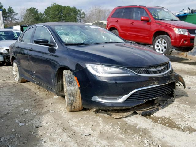 1C3CCCAB8FN588204 - 2015 CHRYSLER 200 LIMITE BLACK photo 1