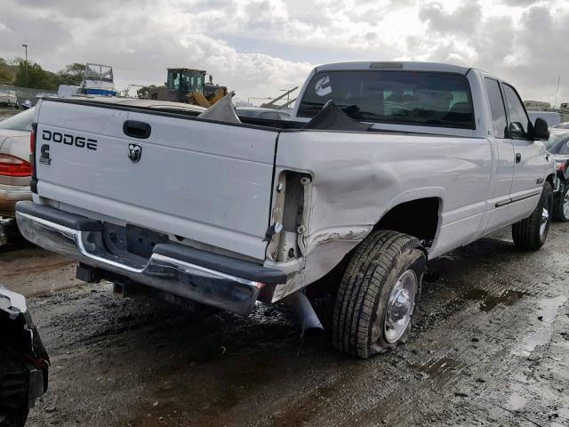 3B7KC23681G774599 - 2001 DODGE RAM 2500 WHITE photo 4