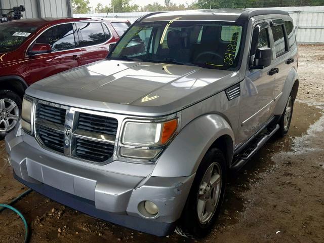 1D8GT28K68W104266 - 2008 DODGE NITRO SXT SILVER photo 2