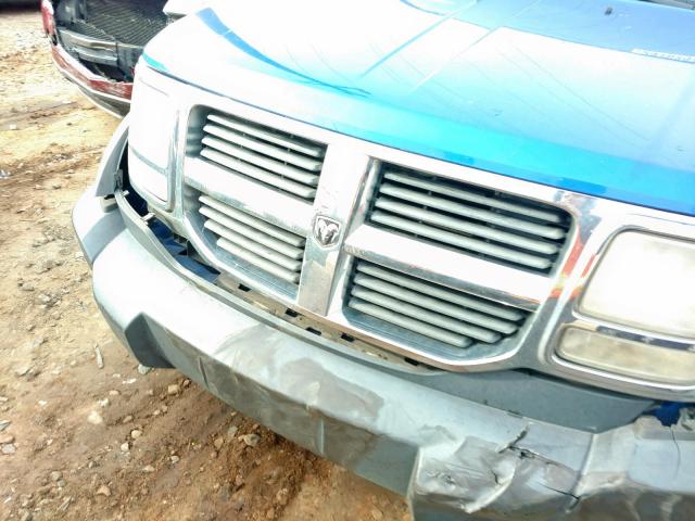 1D8GT28K07W659664 - 2007 DODGE NITRO SXT BLUE photo 9