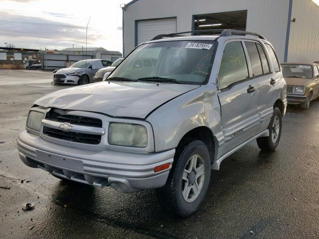 2CNBJ634746917386 - 2004 CHEVROLET TRACKER LT GRAY photo 2