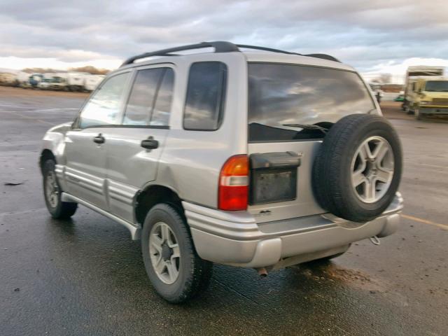 2CNBJ634746917386 - 2004 CHEVROLET TRACKER LT GRAY photo 3