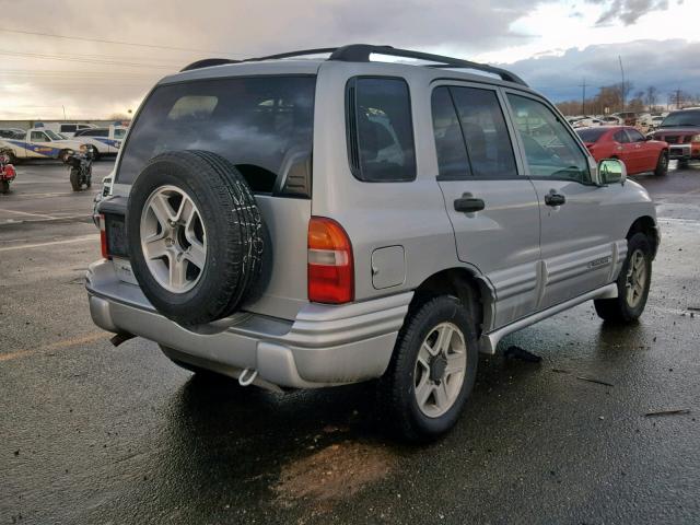 2CNBJ634746917386 - 2004 CHEVROLET TRACKER LT GRAY photo 4