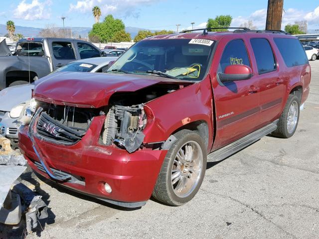 1GKFC16J97J254175 - 2007 GMC YUKON XL C MAROON photo 2