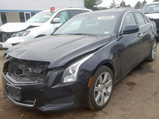 1G6AA5RA1D0121378 - 2013 CADILLAC ATS BLACK photo 2