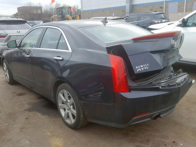 1G6AA5RA1D0121378 - 2013 CADILLAC ATS BLACK photo 3