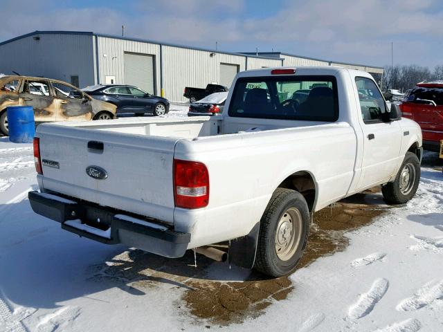 1FTYR10U66PA22201 - 2006 FORD RANGER WHITE photo 4