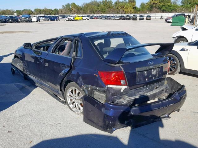 JF1GV8J6XBL524829 - 2011 SUBARU IMPREZA WR BLUE photo 3