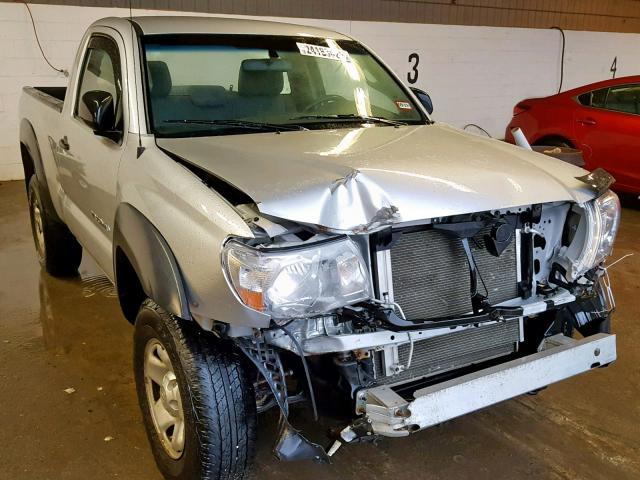 5TEPX42N56Z222844 - 2006 TOYOTA TACOMA SILVER photo 1