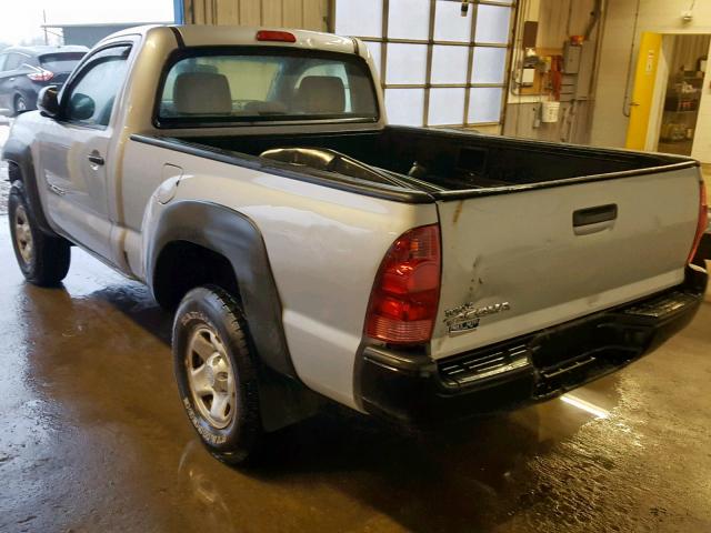 5TEPX42N56Z222844 - 2006 TOYOTA TACOMA SILVER photo 3