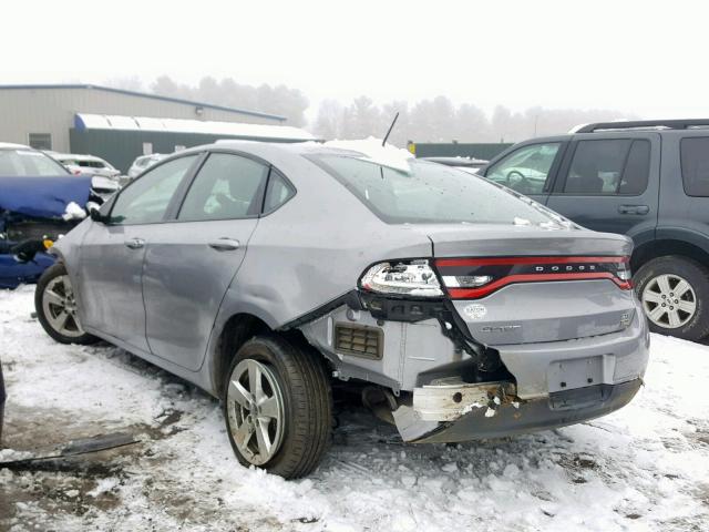 1C3CDFBA4GD629553 - 2016 DODGE DART SXT GRAY photo 3