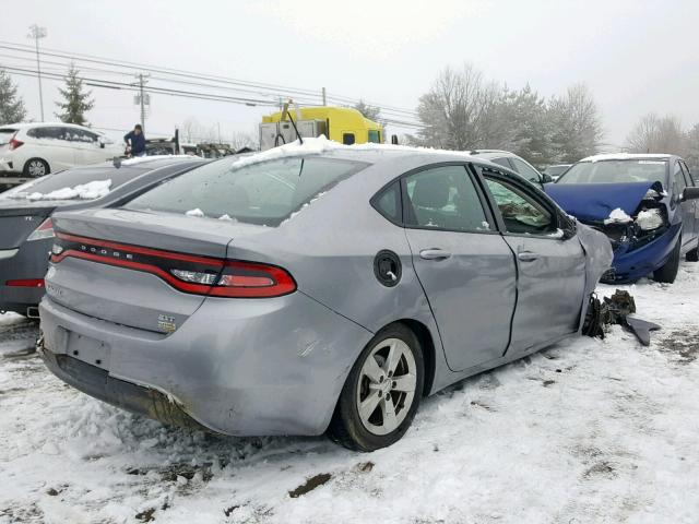 1C3CDFBA4GD629553 - 2016 DODGE DART SXT GRAY photo 4