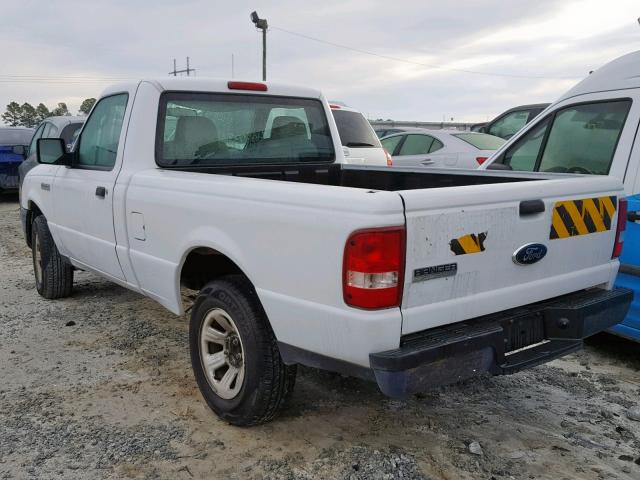 1FTYR10D86PA87714 - 2006 FORD RANGER WHITE photo 3