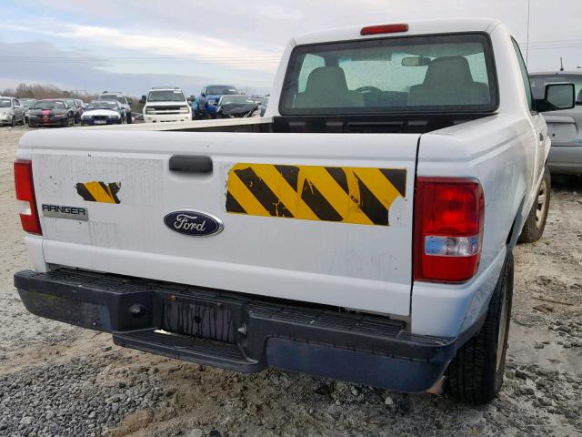 1FTYR10D86PA87714 - 2006 FORD RANGER WHITE photo 4