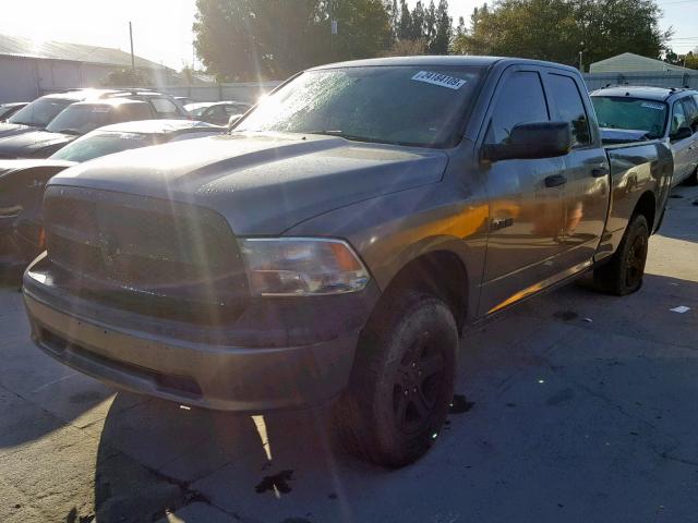 1D3HV18P39S752067 - 2009 DODGE RAM 1500 GRAY photo 2