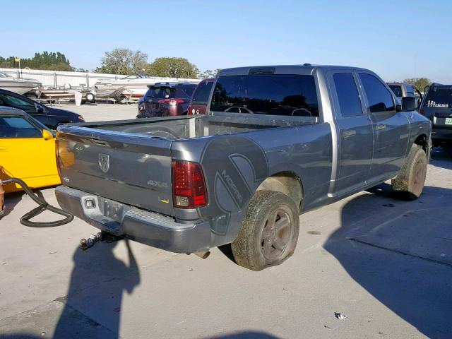 1D3HV18P39S752067 - 2009 DODGE RAM 1500 GRAY photo 4