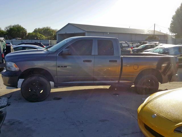 1D3HV18P39S752067 - 2009 DODGE RAM 1500 GRAY photo 9