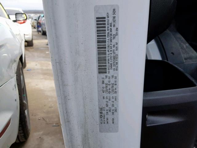 3C6TRVDG8GE110777 - 2016 RAM PROMASTER 白色 照片 10