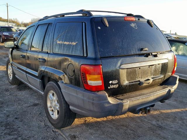 1J4GX48S43C595228 - 2003 JEEP GRAND CHER BLACK photo 3