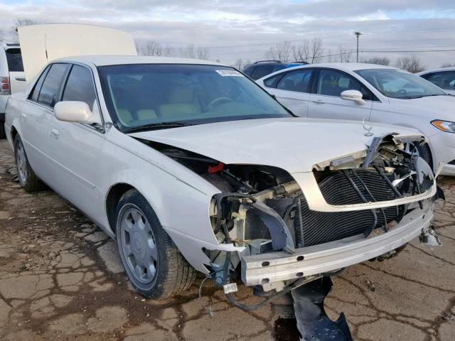 1G6KD54Y34U152026 - 2004 CADILLAC DEVILLE WHITE photo 1