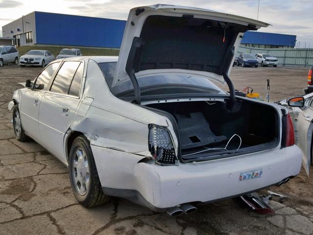 1G6KD54Y34U152026 - 2004 CADILLAC DEVILLE WHITE photo 3