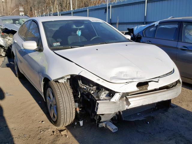 1C3CDFBB2FD237159 - 2015 DODGE DART SXT WHITE photo 1