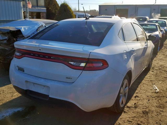 1C3CDFBB2FD237159 - 2015 DODGE DART SXT WHITE photo 4