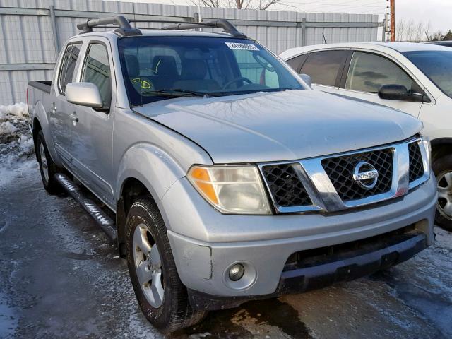 1N6AD07W27C422862 - 2007 NISSAN FRONTIER C SILVER photo 1