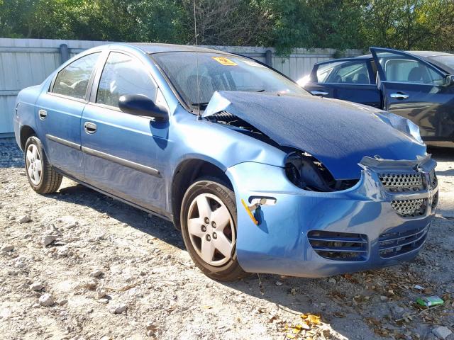 1B3ES26C83D154564 - 2003 DODGE NEON SE BLUE photo 1