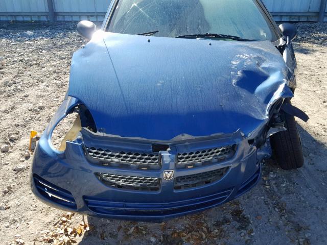 1B3ES26C83D154564 - 2003 DODGE NEON SE BLUE photo 7