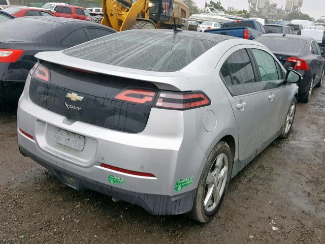 1G1RH6E47CU125436 - 2012 CHEVROLET VOLT SILVER photo 4