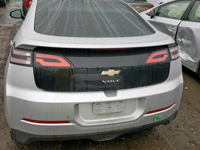 1G1RH6E47CU125436 - 2012 CHEVROLET VOLT SILVER photo 9