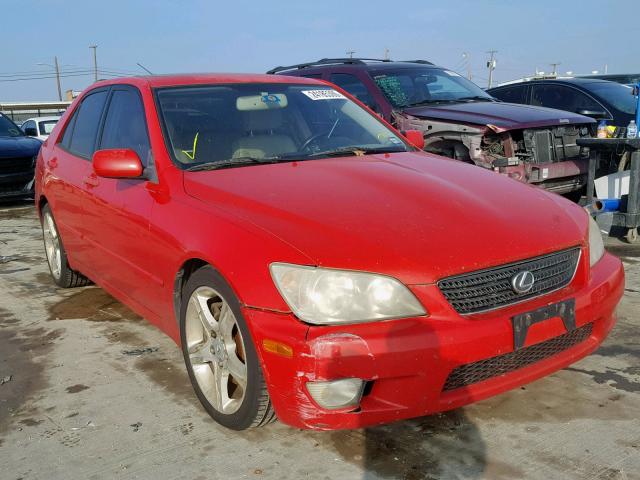 JTHBD192930078982 - 2003 LEXUS IS 300 RED photo 1