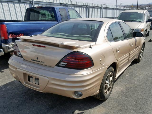 1G2NF52F82C114644 - 2002 PONTIAC GRAND AM S GOLD photo 4