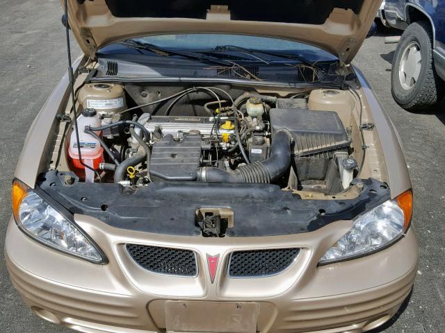 1G2NF52F82C114644 - 2002 PONTIAC GRAND AM S GOLD photo 7