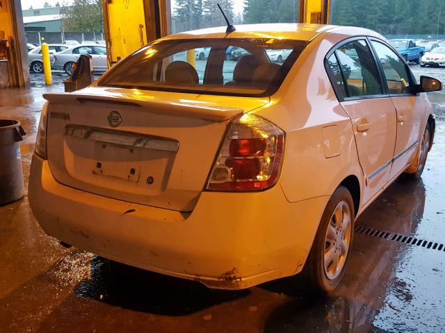 3N1AB6APXBL654235 - 2011 NISSAN SENTRA 2.0 WHITE photo 4