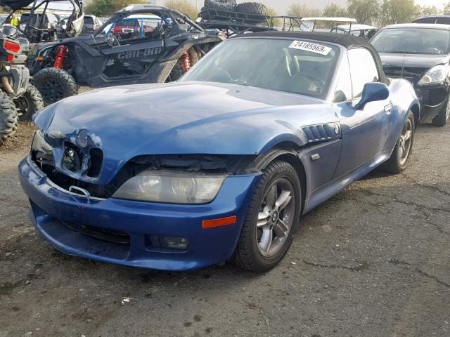 WBACH9344YLM92502 - 2000 BMW Z3 2.3 BLUE photo 2